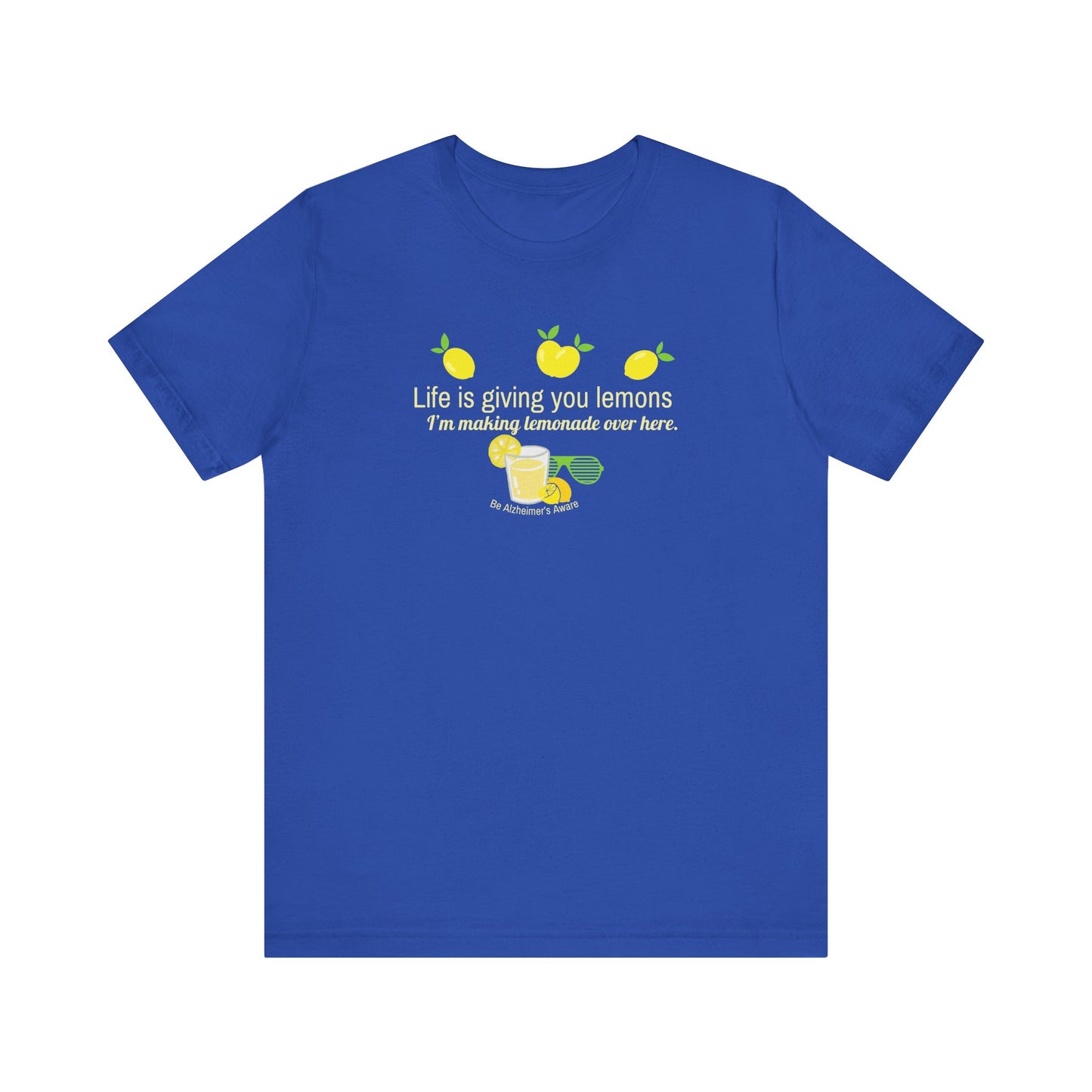 Life & Lemons Be Alzheimer's Aware Unisex Jersey Tee