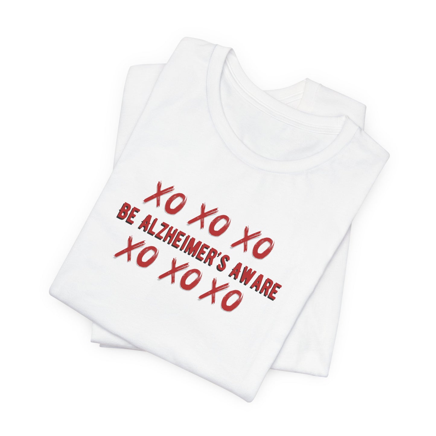 Be Alzheimer's Aware Xoxoxo with Love Unisex T-shirt