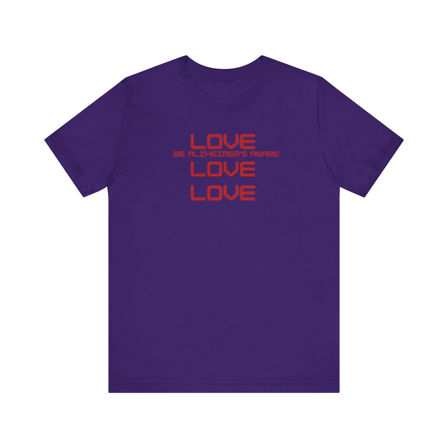 Be Alzheimer's Aware with Love Unisex T-shirt