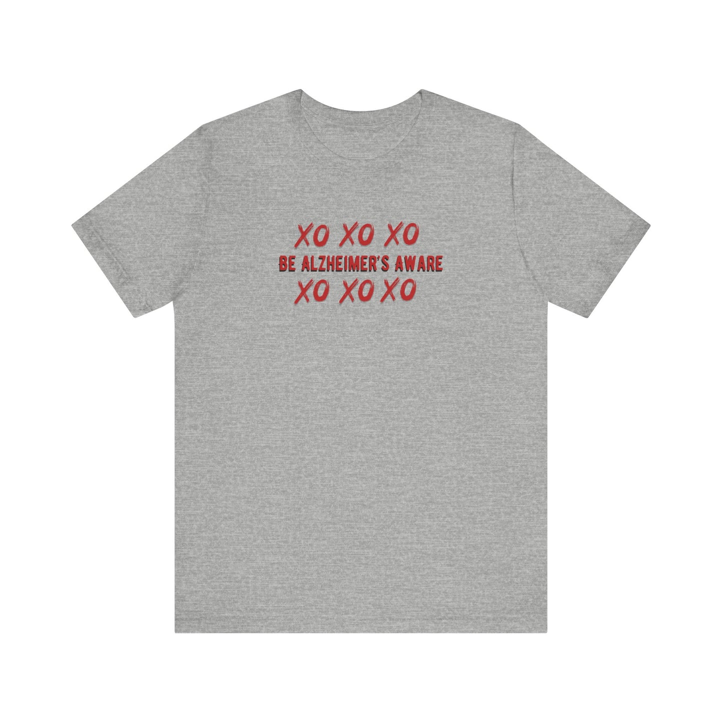 Be Alzheimer's Aware Xoxoxo with Love Unisex T-shirt