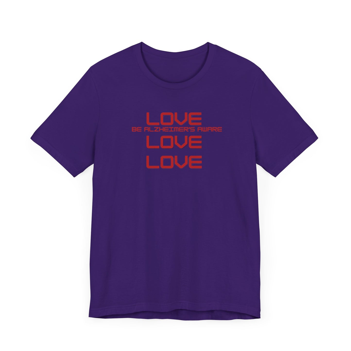 Be Alzheimer's Aware with Love Unisex T-shirt