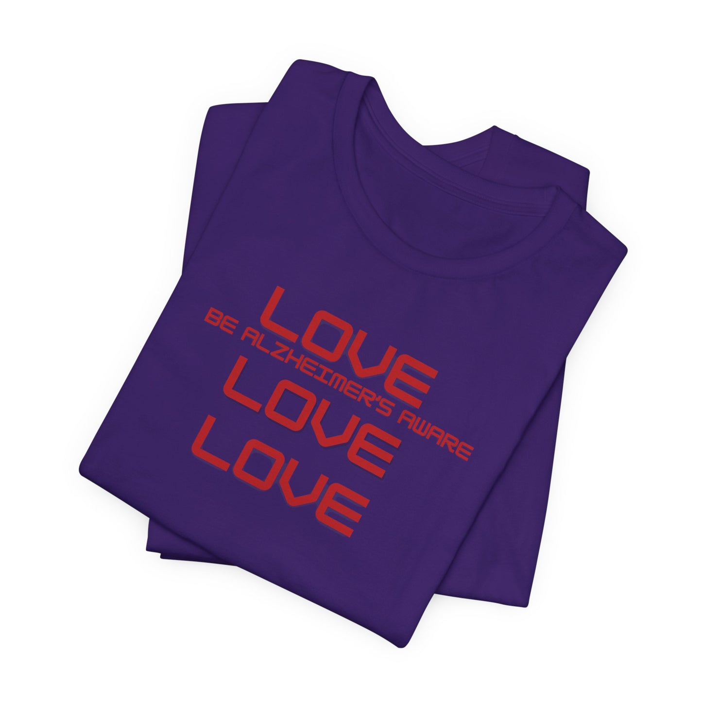 Be Alzheimer's Aware with Love Unisex T-shirt