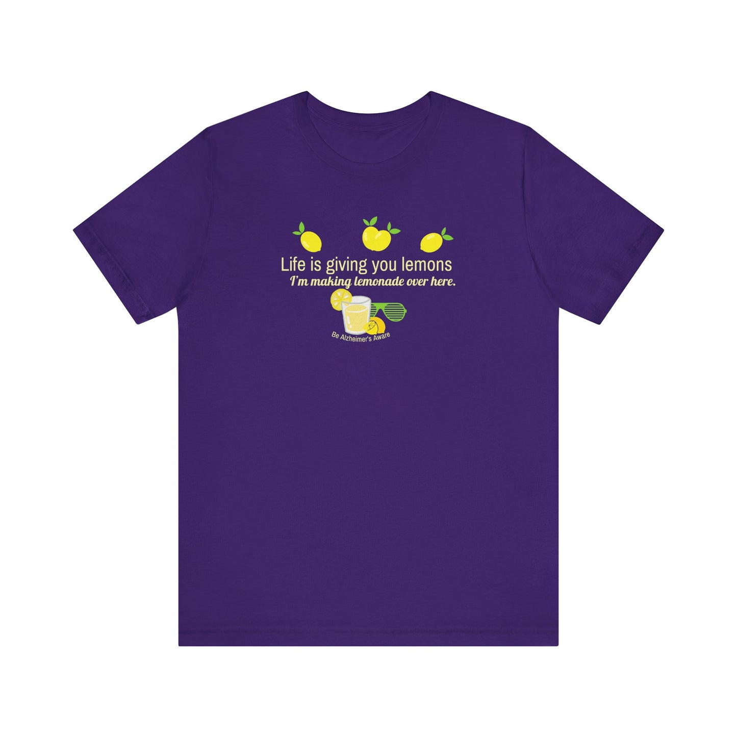 Life & Lemons Be Alzheimer's Aware Unisex Jersey Tee