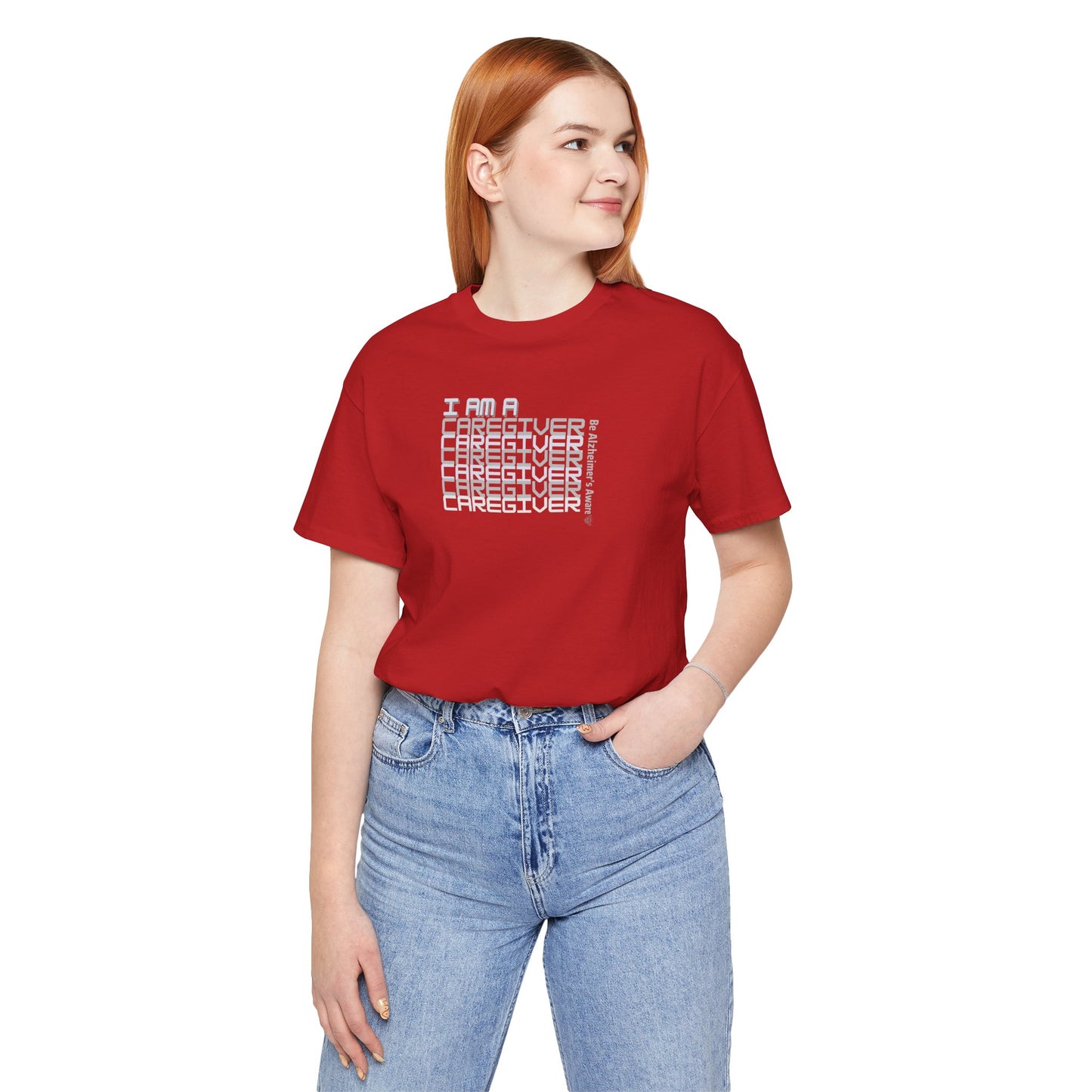 Be Alzheimer's Aware I Am A Caregiver Unisex T-shirt