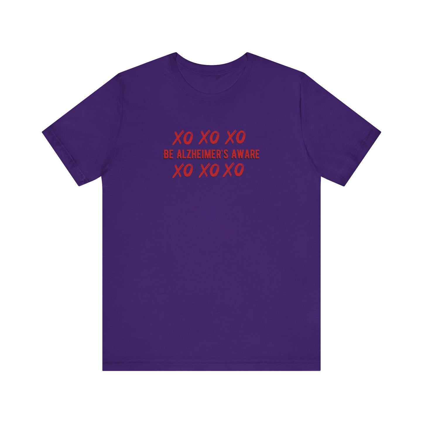 Be Alzheimer's Aware Xoxoxo with Love Unisex T-shirt