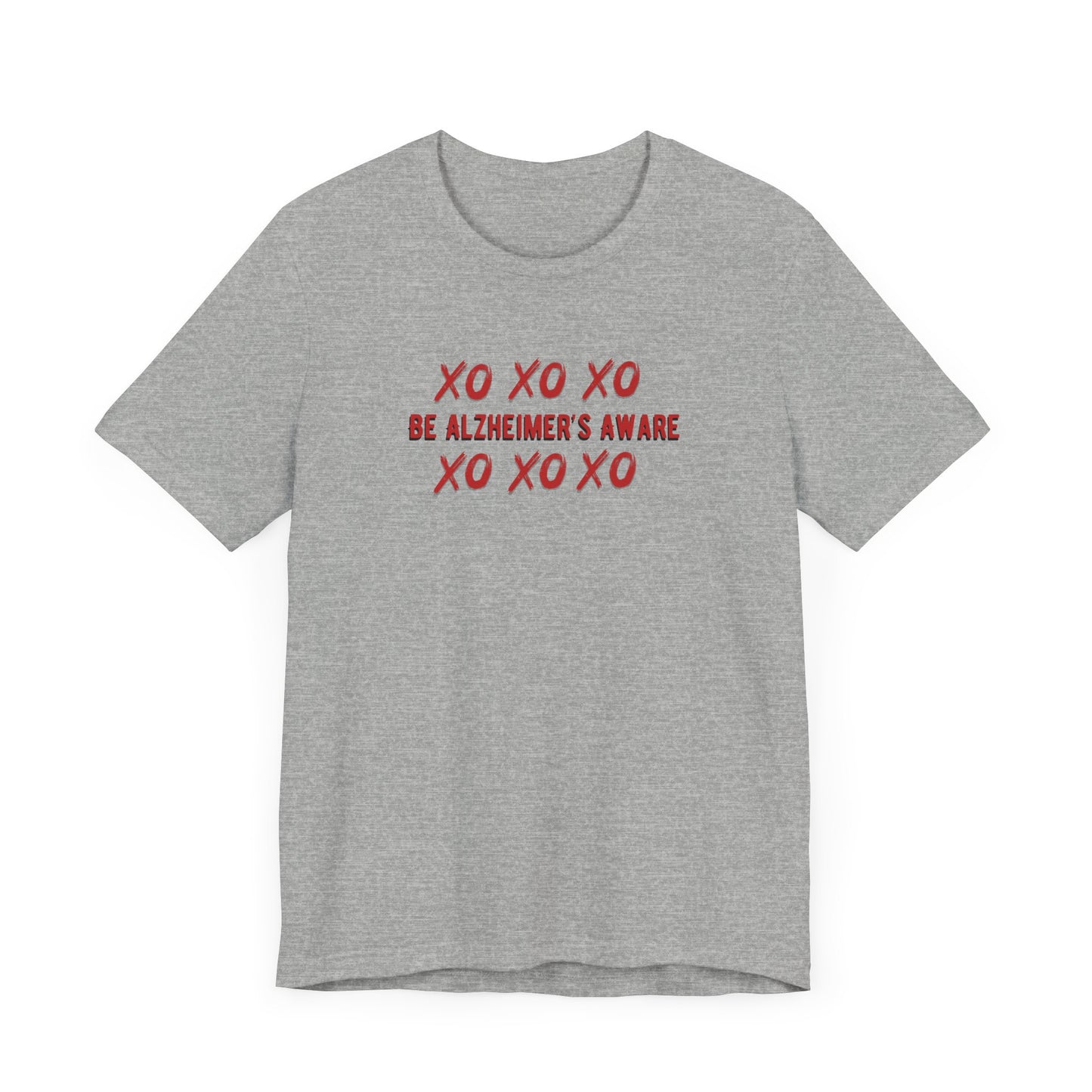 Be Alzheimer's Aware Xoxoxo with Love Unisex T-shirt