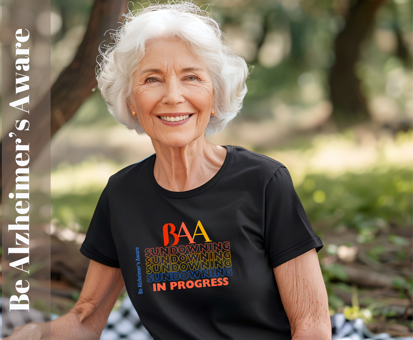 Be Alzheimer's Aware (BAA) Sundowning Unisex Jersey Short Sleeve Tee