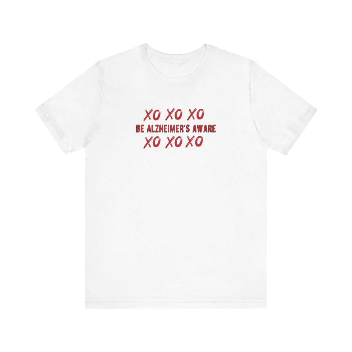 Be Alzheimer's Aware Xoxoxo with Love Unisex T-shirt