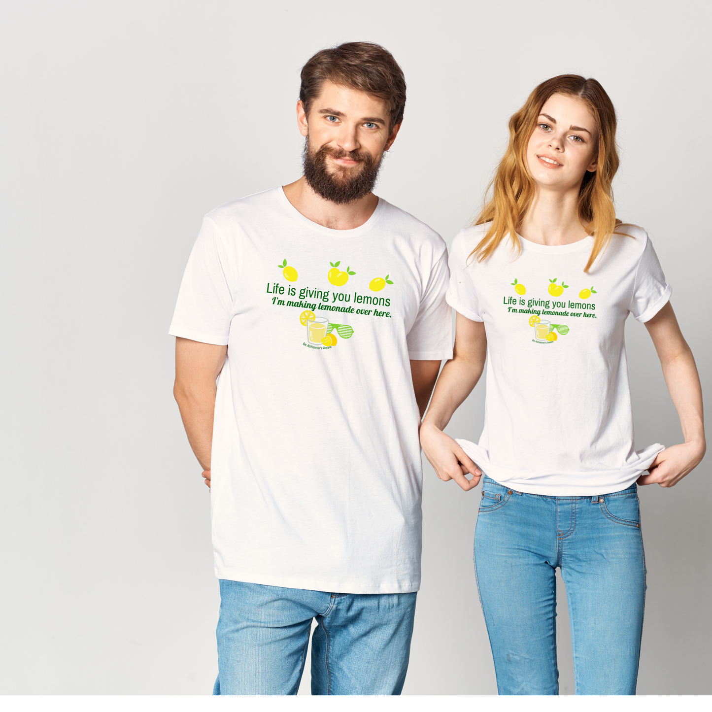 Life & Lemons Be Alzheimer's Aware Unisex Jersey Tee