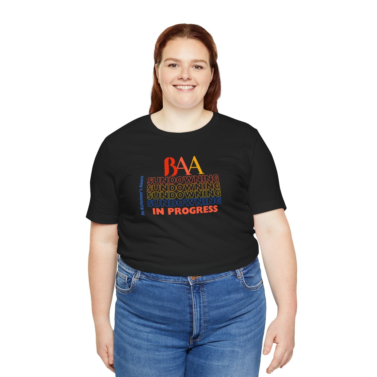 Be Alzheimer's Aware (BAA) Sundowning Unisex Jersey Short Sleeve Tee