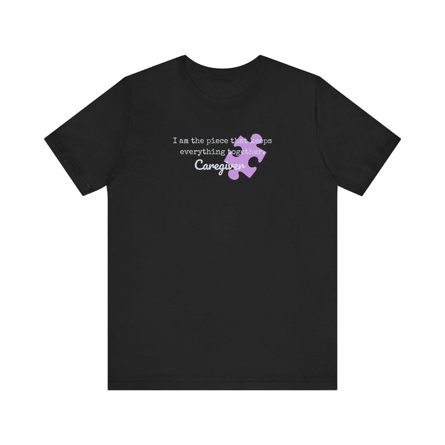 Caregiver's Puzzle Piece Unisex Jersey Tee
