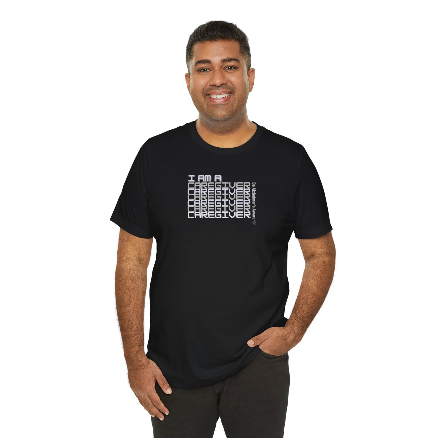 Be Alzheimer's Aware I Am A Caregiver Unisex T-shirt