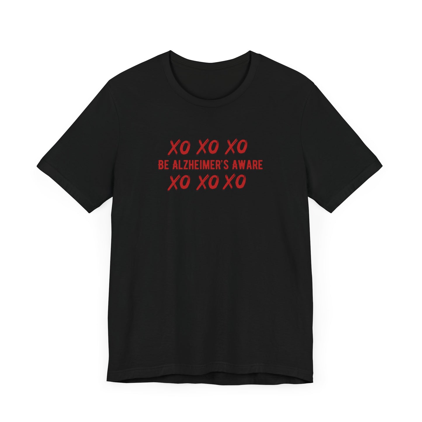 Be Alzheimer's Aware Xoxoxo with Love Unisex T-shirt