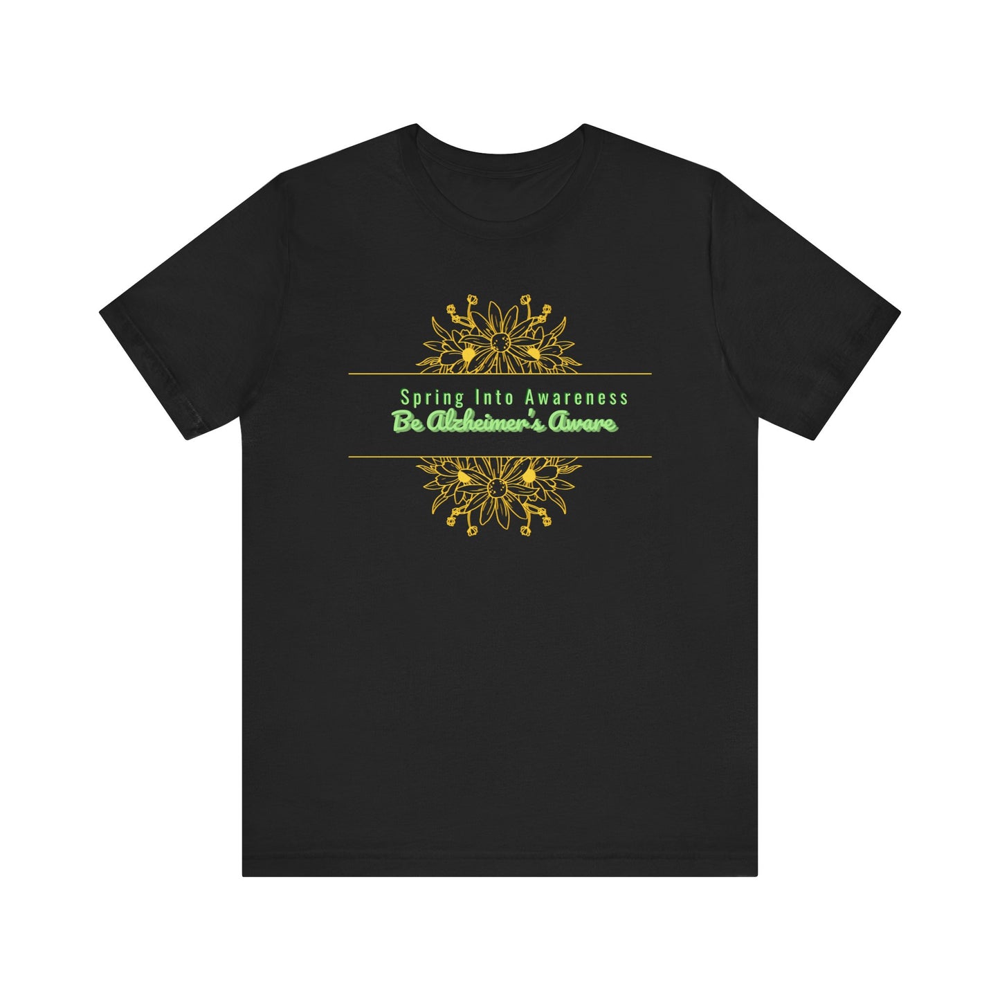 Spring Awareness Unisex Jersey Tee - Be Alzheimers Aware