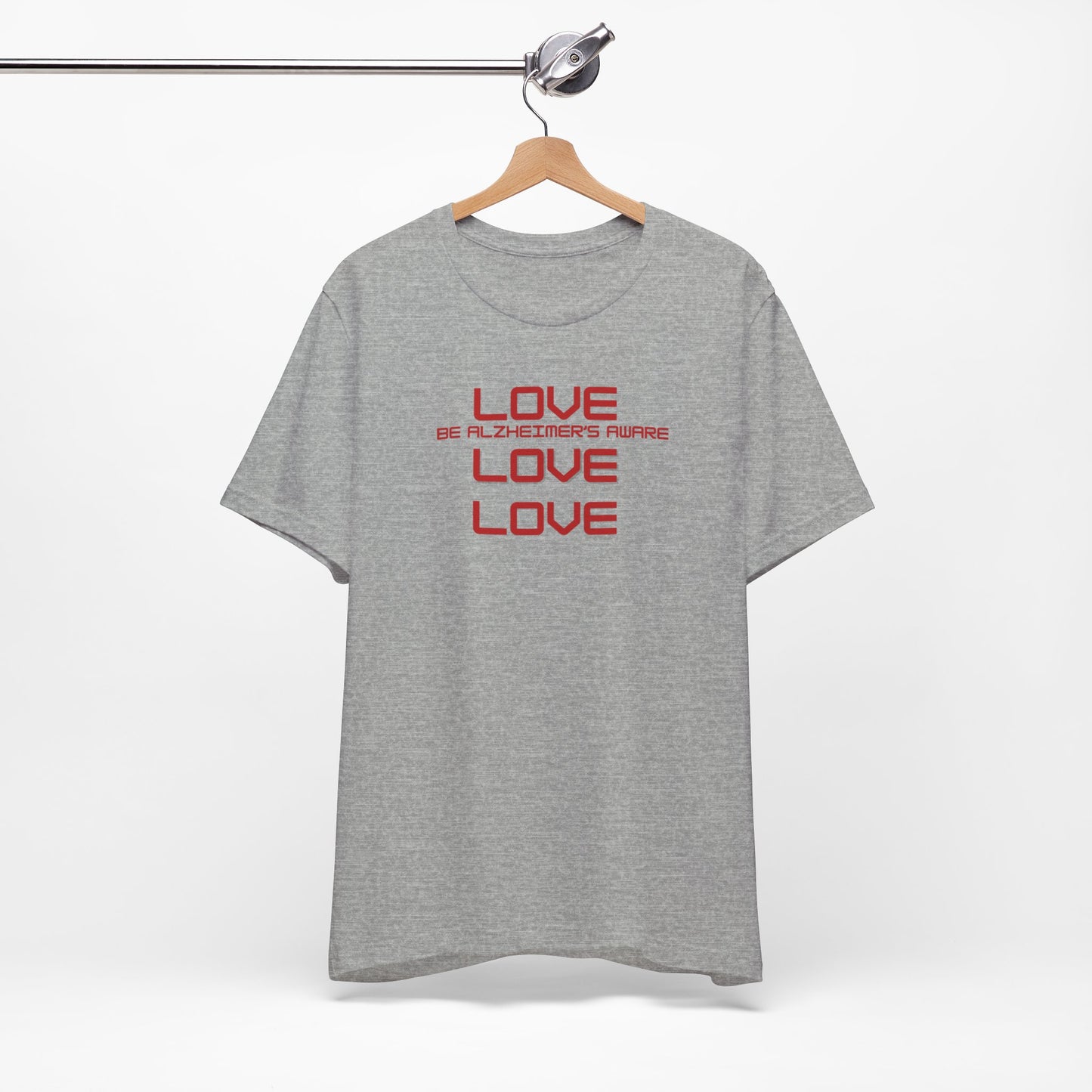 Be Alzheimer's Aware with Love Unisex T-shirt