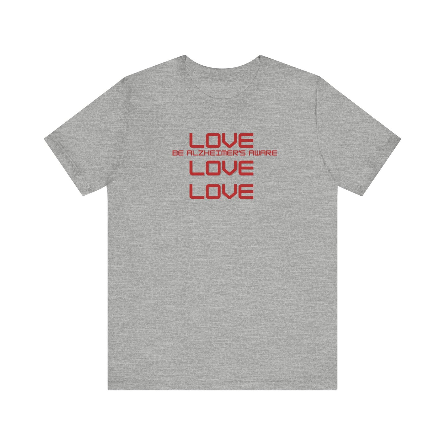 Be Alzheimer's Aware with Love Unisex T-shirt
