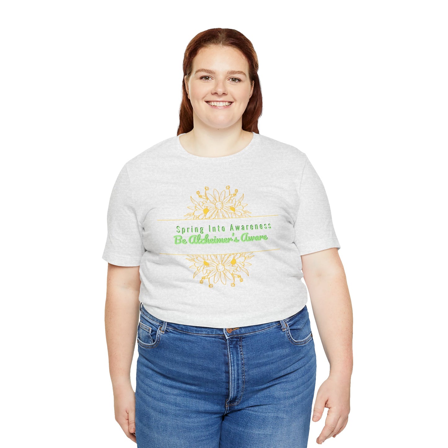 Spring Awareness Unisex Jersey Tee - Be Alzheimers Aware