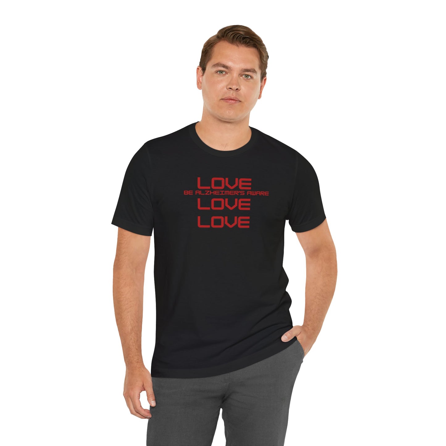 Be Alzheimer's Aware with Love Unisex T-shirt