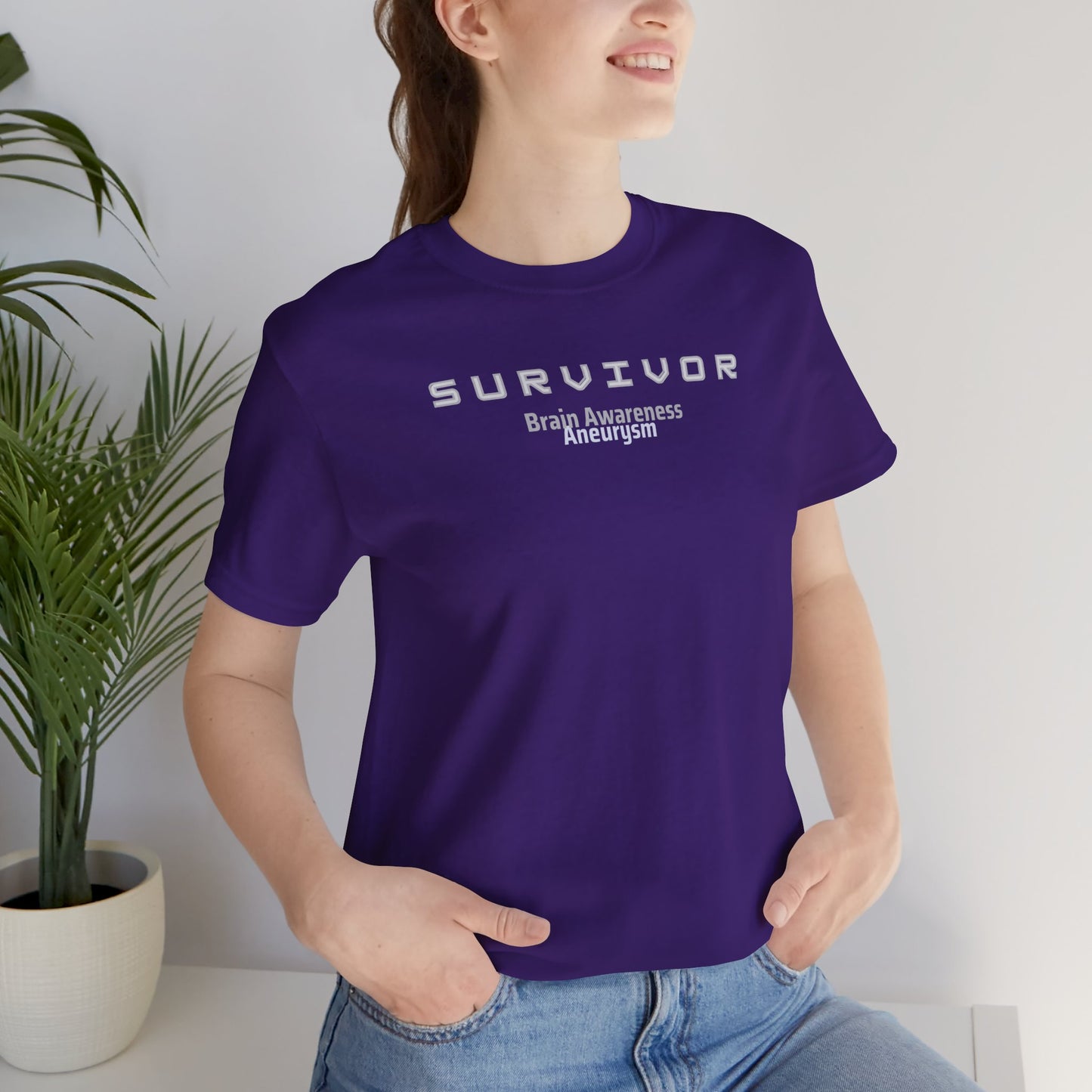 Brain Aneurysm Survivor Unisex T-shirt